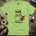 Heroic Bear with Red Cape T-Shirt – Kiwi – Outdoor apparel for travel, hiking, camping, and nature lovers – ExpediCamp