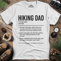 Hiking Dad Definition T-Shirt – White – Outdoor apparel for travel, hiking, camping, and nature lovers – ExpediCamp