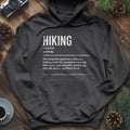 Hiking Definition Hoodie – Dark Heather – Outdoor apparel for travel, hiking, camping, and nature lovers – ExpediCamp