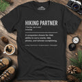 Hiking Partner Definition T-Shirt – Black – Outdoor apparel for travel, hiking, camping, and nature lovers – ExpediCamp