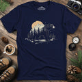 Mountain Bear T-Shirt – Nature’s Majesty – Navy – Outdoor apparel for travel, hiking, camping, and nature lovers – ExpediCamp