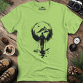 Mountain Moon Hiker T-Shirt – Kiwi – Outdoor apparel for travel, hiking, camping, and nature lovers – ExpediCamp