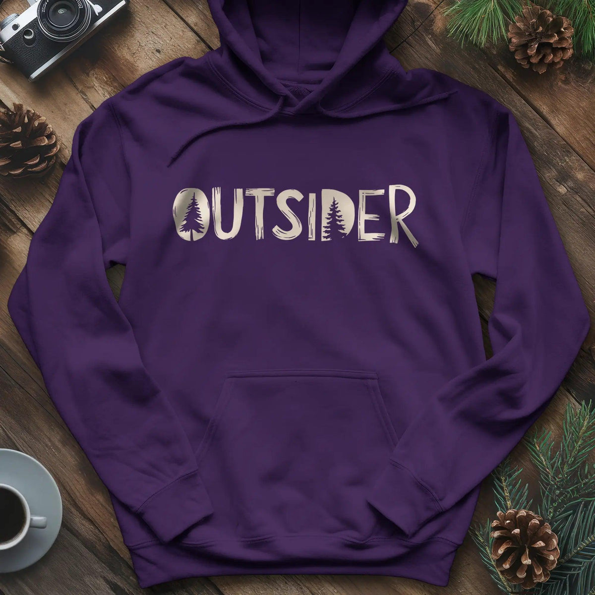 Outsider Hoodie – Adventure Lover’s Outdoor Hoodie – Purple – Outdoor apparel for travel, hiking, camping, and nature lovers – ExpediCamp