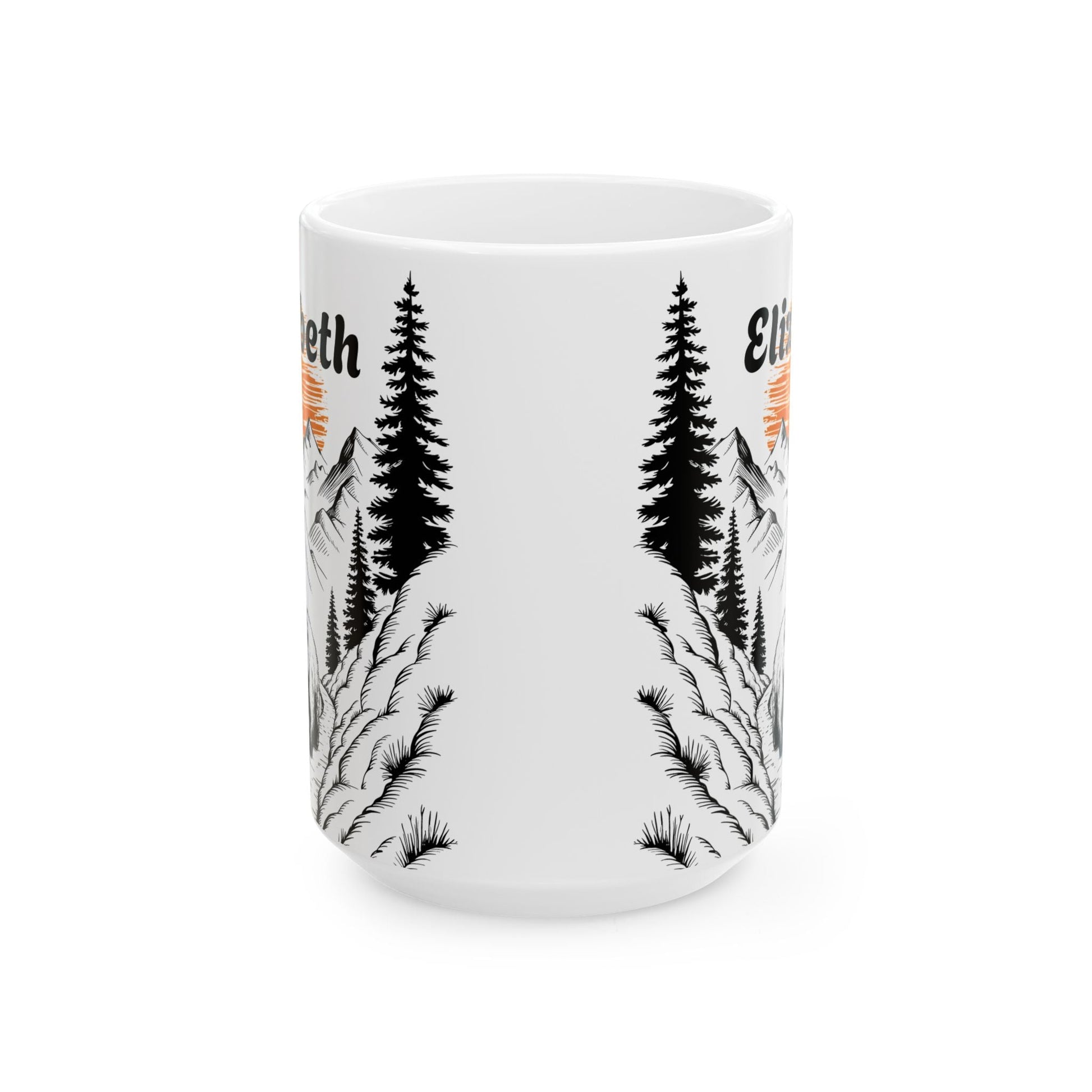 Personalized Bear Trek Mug – Custom Name Design – – Outdoor apparel for travel, hiking, camping, and nature lovers – ExpediCamp
