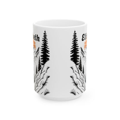 Personalized Bear Trek Mug – Custom Name Design – – Outdoor apparel for travel, hiking, camping, and nature lovers – ExpediCamp