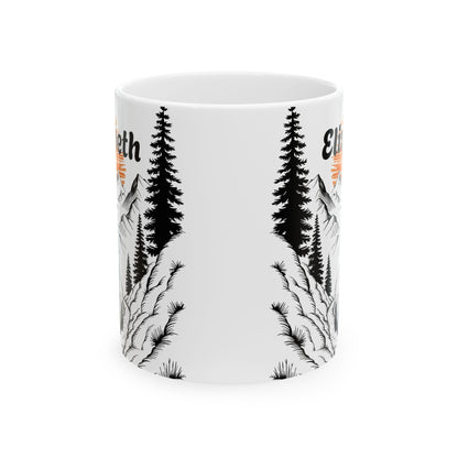 Personalized Bear Trek Mug – Custom Name Design – – Outdoor apparel for travel, hiking, camping, and nature lovers – ExpediCamp