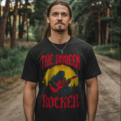 The Unseen Rocker Bigfoot T-Shirt