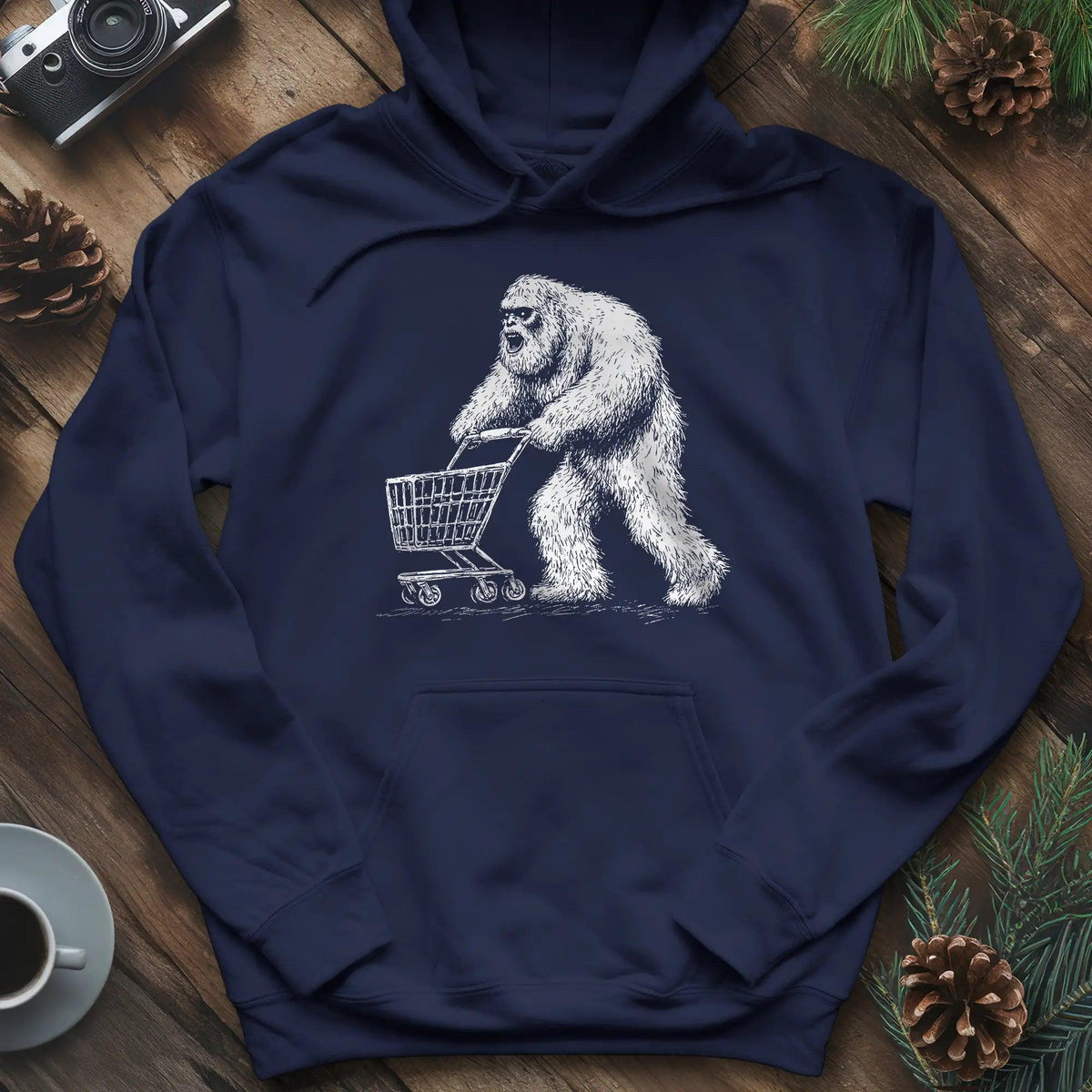 Shopping Yeti Hoodie – Navy – Outdoor apparel for travel, hiking, camping, and nature lovers – ExpediCamp