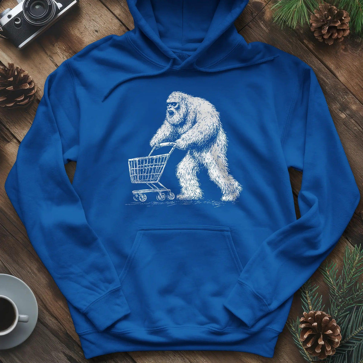 Shopping Yeti Hoodie – Royal – Outdoor apparel for travel, hiking, camping, and nature lovers – ExpediCamp