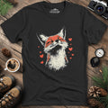 Valentine Fox Love T-Shirt – Black – Outdoor apparel for travel, hiking, camping, and nature lovers – ExpediCamp