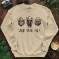 Wild Trail Folk Sweatshirt – Sand – Outdoor apparel for travel, hiking, camping, and nature lovers – ExpediCamp
